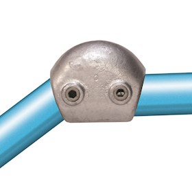 124 / Variable Elbow (15 to 60°) Galvanised Tube Clamp