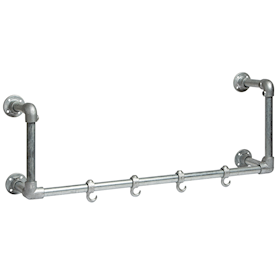 Heavy Duty Wall Mounted Coat Rail
