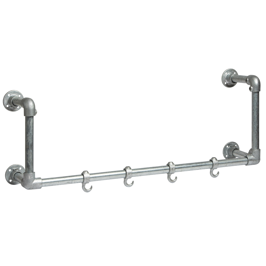 Heavy Duty Wall Mounted Coat Rail